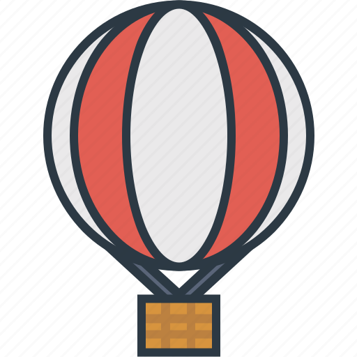 Air, balloon, transportation, box, delivery, transport, vehicle icon - Download on Iconfinder