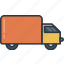 transportation, truck, box, delivery, package, transport, vehicle 