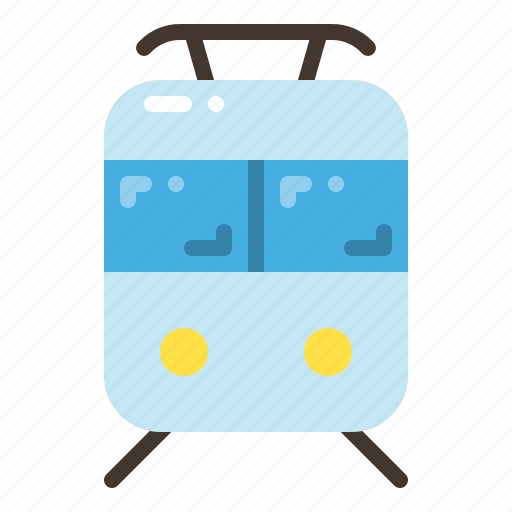 Tram, transportation, city, train icon - Download on Iconfinder