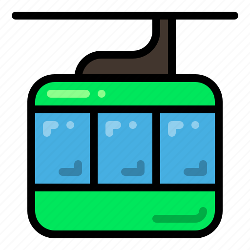 Cable car, ropeway, cableway, ski lift icon - Download on Iconfinder