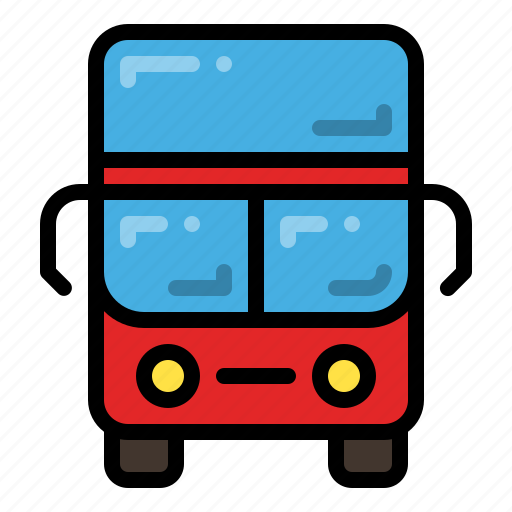 Double decker bus, bus, vacation, holiday icon - Download on Iconfinder