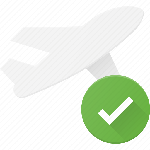 Check, flight, plane, transport, transportation, vehicles icon - Download on Iconfinder