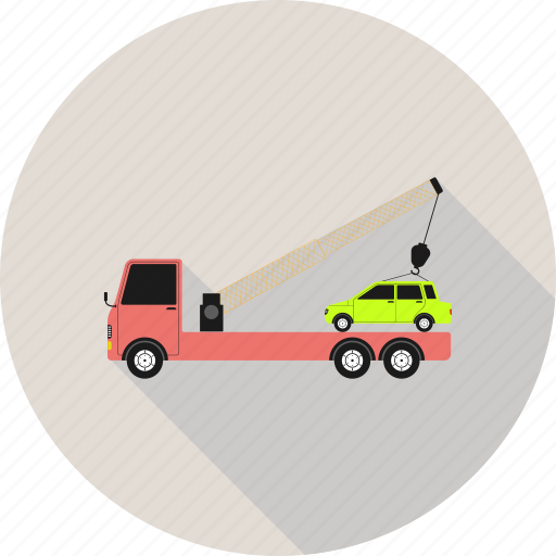 Tow truck, transport, truck, vehicle, wrecker icon - Download on Iconfinder