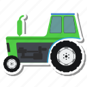 agriculture, farm, rice field, tractor, vehicle