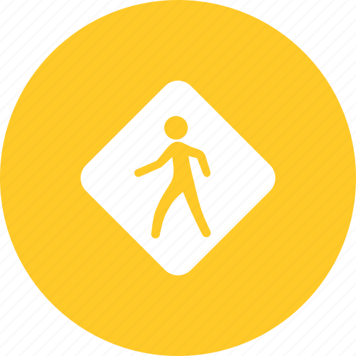 Pedestrian, person, road, sign, street, traffic, transportation icon - Download on Iconfinder
