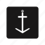 anchor, maritime, sea, transportation 