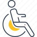 traumatology, disabled, patient, wheelchair, nvalid, person