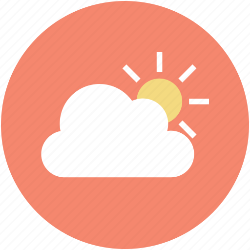 Cloudy, pronostic, sunny cloud, sunrise, sunset, weather, winter icon - Download on Iconfinder