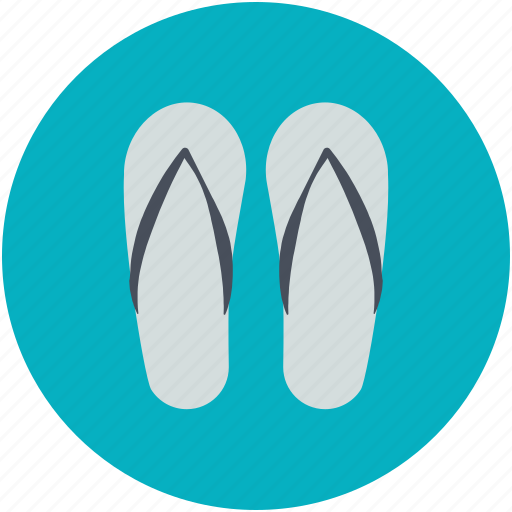 Beach sandal, flipflop, footwear, house slippers, pair of sandal, slippers icon - Download on Iconfinder