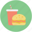 burger, fastfood, food, juice, junk food 