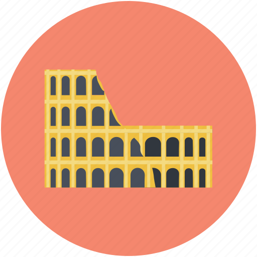 Arena, coliseum, hippodrome, historical place, monument icon - Download on Iconfinder