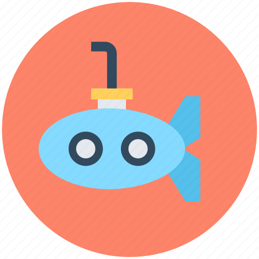 Defense vessel, sea, submarine, travel, underwater vehicle icon - Download on Iconfinder