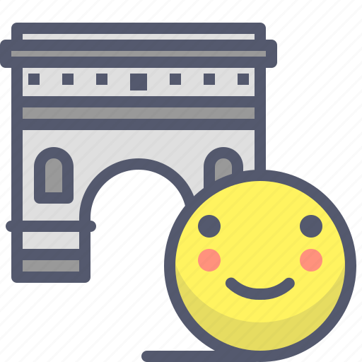 Arc, de, france, paris, triumph, visit icon - Download on Iconfinder