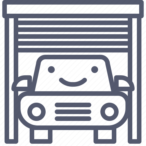 Car, garage, house, vehicle icon - Download on Iconfinder