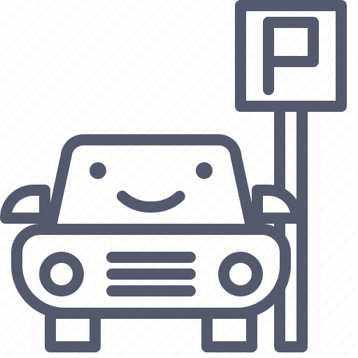 Automobile, park, parking, vehicle icon - Download on Iconfinder