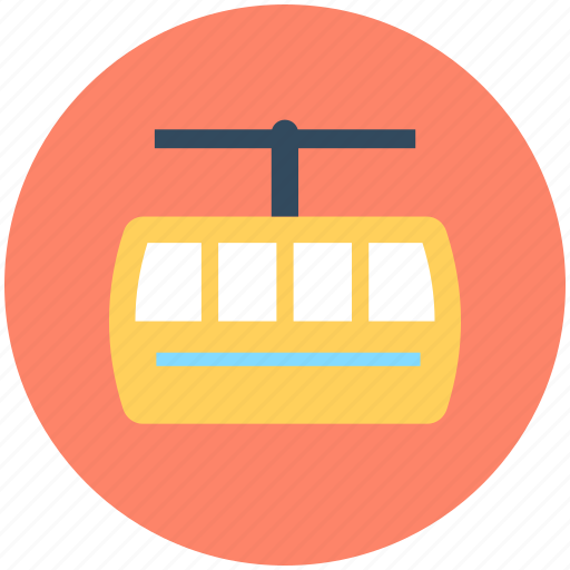 Aerial lift, chairlift, detachable, ropeway, ski lift icon - Download on Iconfinder