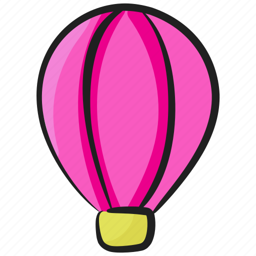 Adventure, air balloon, air transport, fire balloon, hot air balloon, parachute balloon icon - Download on Iconfinder