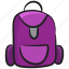backpack, knapsack, luggage bag, school bag, shoulder bag, travel backpack 
