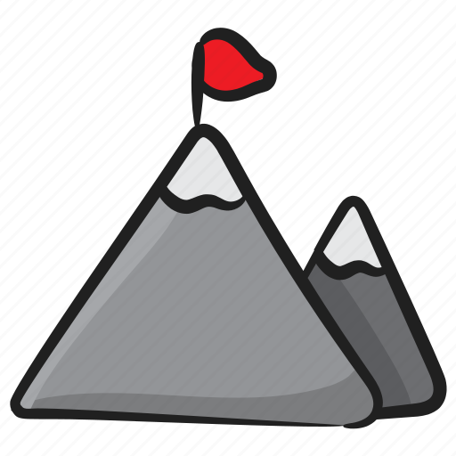 Hill station, hills, hilly area, mission accomplished, mountains icon - Download on Iconfinder
