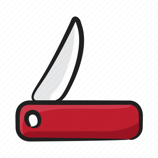 Folding knife, jack knife, knife, pocket knife, utility knife icon - Download on Iconfinder