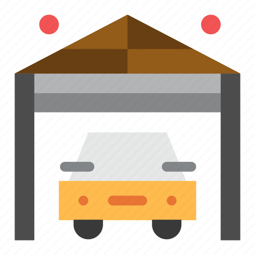 Building, car, garage icon - Download on Iconfinder
