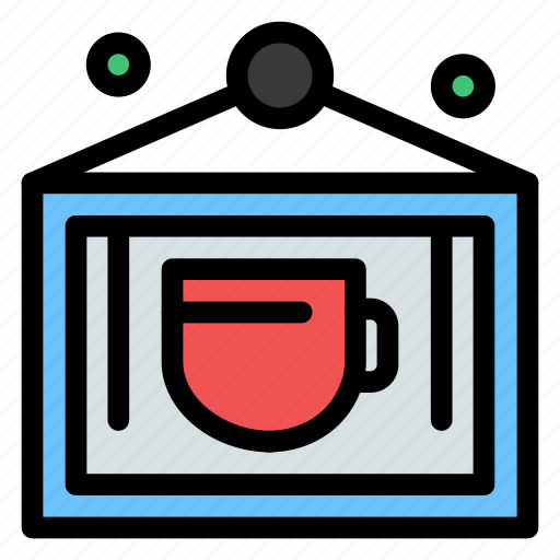Board, coffee, shop, sign icon - Download on Iconfinder