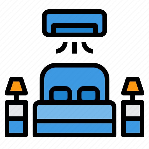 Bed, bedroom, hotel, room, sleep icon - Download on Iconfinder