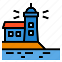 lighthouse, signaling, tower, travel, warning