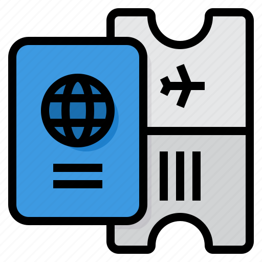 Boarding, pass, passport, plane, ticket, travel icon - Download on Iconfinder