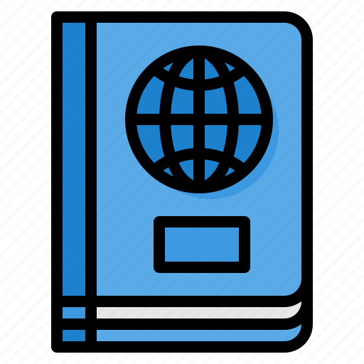 Document, identification, identity, passport, travel icon - Download on Iconfinder