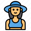 avatar, holiday, tourist, travel, traveler, woman