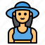 avatar, holiday, tourist, travel, traveler, woman 