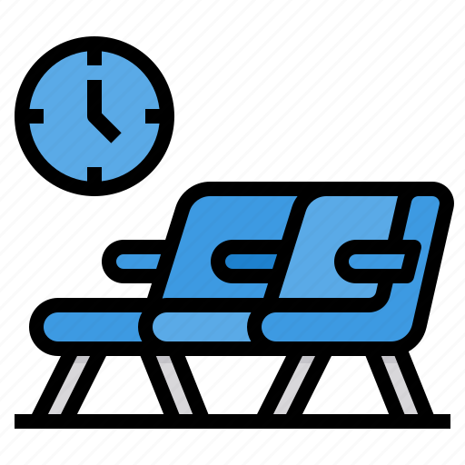 Airport, room, seats, tiime, travel, waiting icon - Download on Iconfinder