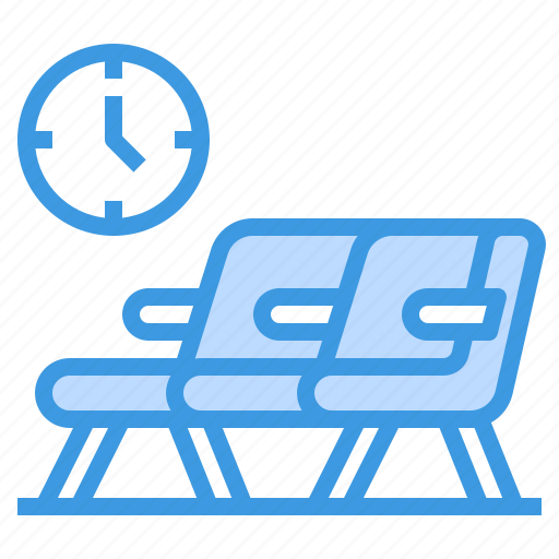 Airport, room, seats, tiime, travel, waiting icon - Download on Iconfinder