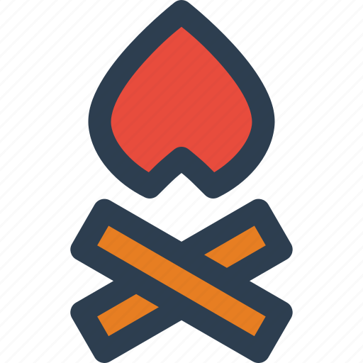 Campfire, bonfire, fire, camping icon - Download on Iconfinder