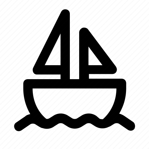 Sailboat, travel, holiday, summer icon - Download on Iconfinder