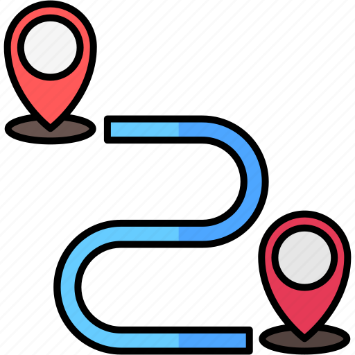 Route, map, location icon - Download on Iconfinder
