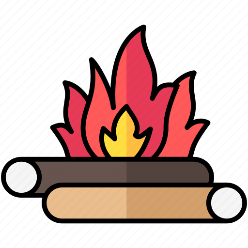 Bonfire, flame, camping icon - Download on Iconfinder