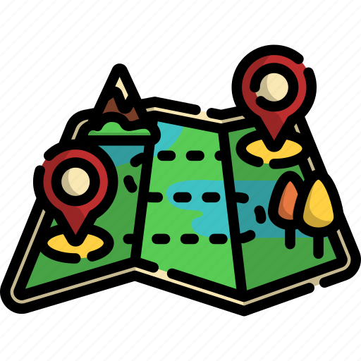Map, location, pin, direction, travel, tourism icon - Download on Iconfinder
