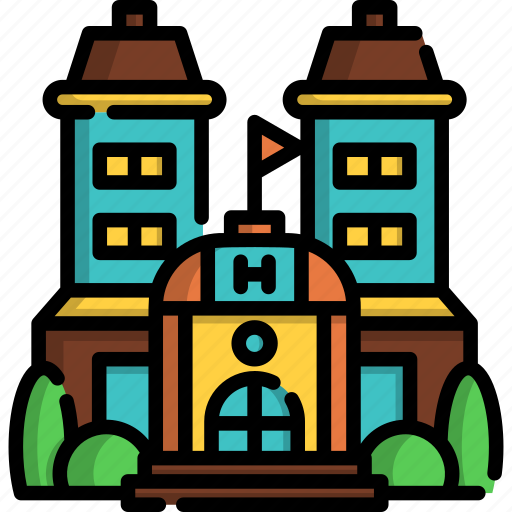 Hotel, service, building, travel, vacation, holiday icon - Download on Iconfinder