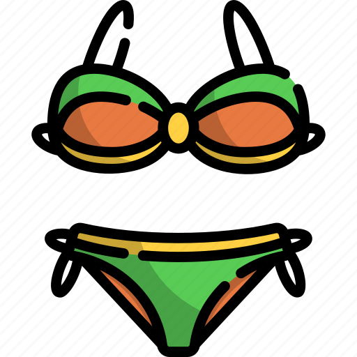Bikini, underwear, fashion, summer, beach, clothing icon - Download on Iconfinder