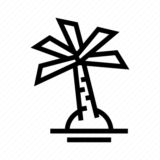 Island, palm, coconut, tree, vacation icon - Download on Iconfinder