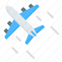 airplane, plane, transportation, flight, airport, travel, transport