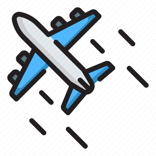Airplane, plane, transportation, flight, airport, travel, transport icon - Download on Iconfinder