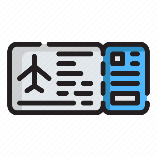 Pass, airplane, ticket, transportation, flight, travel, boarding card icon - Download on Iconfinder