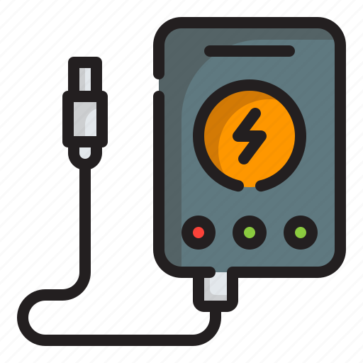 Supply, gadget, electronics, battery, charge, power bank icon - Download on Iconfinder
