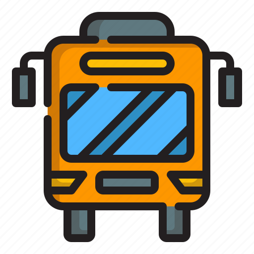 Transportation, school, bus, public, transport, vehicle, travel icon - Download on Iconfinder