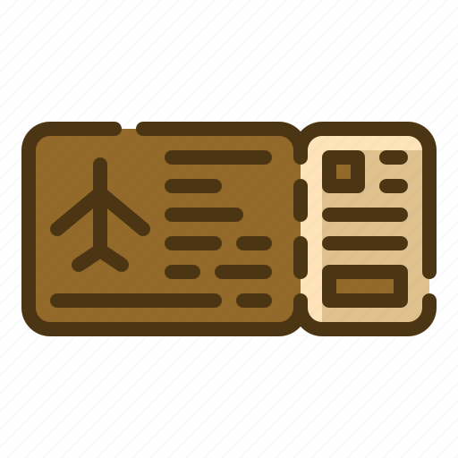 Boarding, card, pass, airplane, ticket, transportation, flight icon - Download on Iconfinder