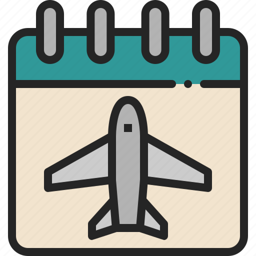 Calendar, appointment, flight, planning, date, schedule, booking icon - Download on Iconfinder