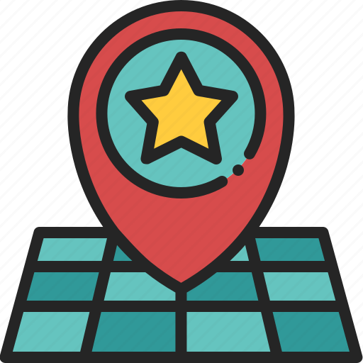 Location, map, pin, landmark, pointer, placeholder, travel icon - Download on Iconfinder